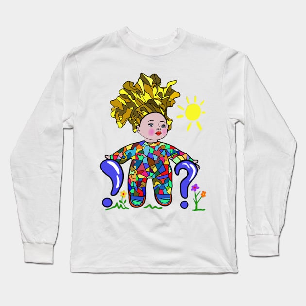 Colorful Toy Cartoon Long Sleeve T-Shirt by SaBa Store